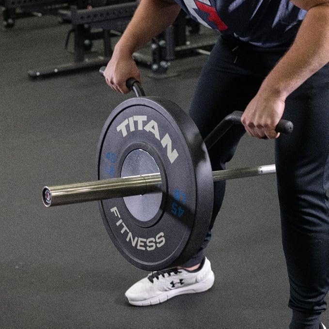 Titan Fitness Straight Landmine Handles with Rubber Grip