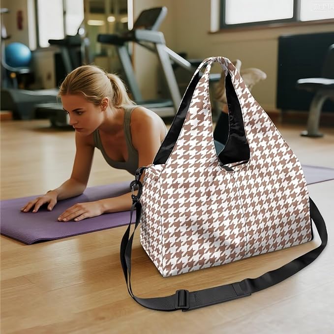 Yoga Mat Bag for Women Men Large Carryall Tote with Adjustable Shoulder Strap for Gym Yoga Travel Pilates Office