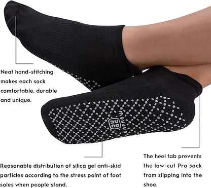unenow Unisex Non Slip Grip Socks with Cushion for Yoga Pilates Barre Home & Hospital