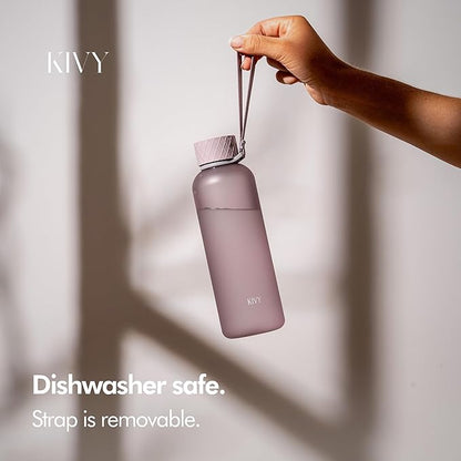 KIVY Tritan Water Bottle 2nd Generation (Purple Taupe, 22oz)