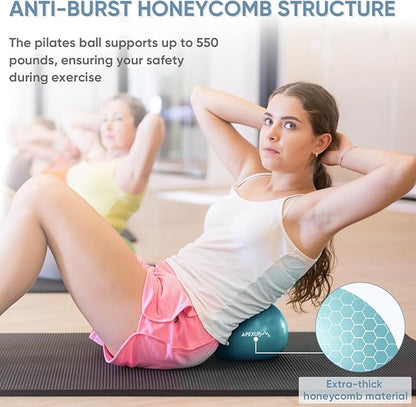 APEXUP Yoga Ball Exercise Ball Anti Slip Heavy Duty for Fitness, Balance & Core Workout