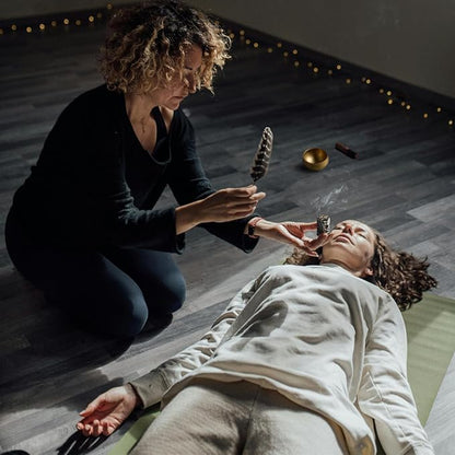 Tibetan Singing Bowl Set (3.15 Inch, copper) - Hand-Hammered, Perfect for Sound Bath, Yoga & Meditation Stress Relief - Ideal Gift for Beginners, Mallet, Includes Cushion, Storage bag