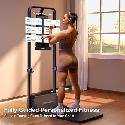 Speediance Home Gym, Smart AI-Powered Multi-Functional Smith Machine for Full Body Strength Training, All-in-one Gym Equipment, Digital Weight System, Workout Station, Squat Rack, Gym Monster 2