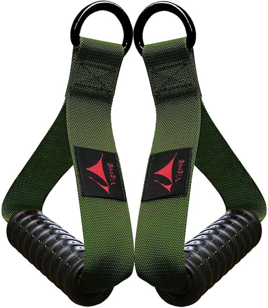 Heavy Duty Gym Workout Handles Attachment for Cable Machine,Resistance Band,Pulley System Home Exercise Equipment, Compatible with Bowflex,Total and Smith, Comfortable and Stronger Grip
