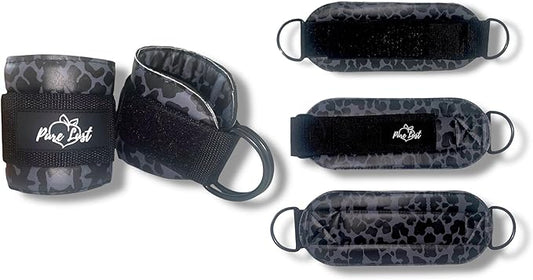 Pure Lust Ankle Straps, Ankle Cuffs, Cable Cuffs, Cable Ankle Straps, Cable Machine Attachment, Gym Accessories, Pair
