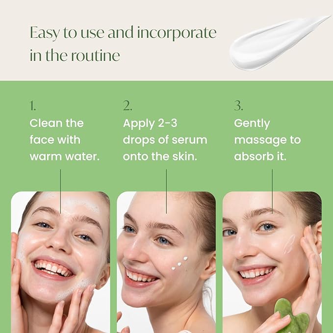 PLANTIFIQUE Korean Jojoba Oil & Hyaluronic Acid Face Massage Serum – Hydrating Anti-Aging Collagen & Niacinamide Formula – Perfect for Gua Sha Facial Massage – Gift for Men & Women