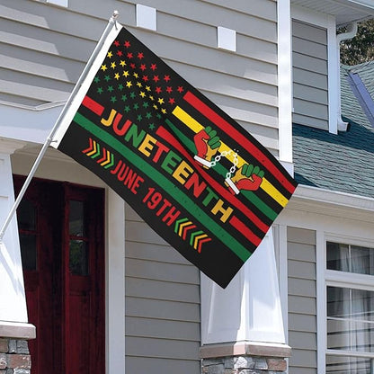 Juneteenth Flag for outside 3x5 Ft juneteenth decorations outdoor african american flag Farmhouse Yard Indoor/Outdoor Banner Decor Gifts