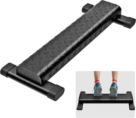 Kipika Steel Calf Raise Block - Standing Calf Raise Machine for Home Gym, Heavy Duty Wider Anti-Slip Platform Suitable for Calf Raise, Squats, Foot Stretches & Dip Exercises Supports up to 800lbs