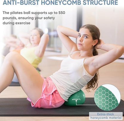 APEXUP Yoga Ball Exercise Ball Anti Slip Heavy Duty for Fitness, Balance & Core Workout