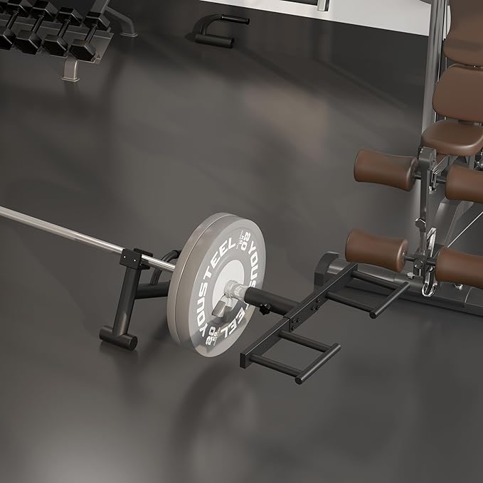 Heavy Duty Landmine Handle Attachment Set T Bar Row Viking Press Attachment for Barbell Workouts Weightlifting Landmine Handle Fits 2-Inch Olympic Barbell Strengthen Back and Core Muscles