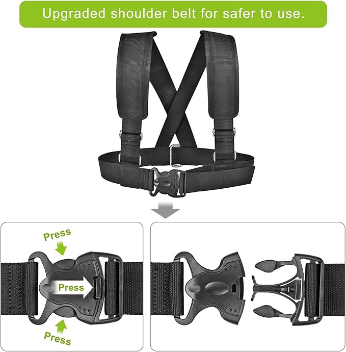 Kipika Weight Sled, Workout Sled, Fitness Strength Training Sled, Speed Training Sled for Athletic Exercise, Speed Improvement, Easily Through Obstacles, Suitable for 1" & 2" Weight Plate