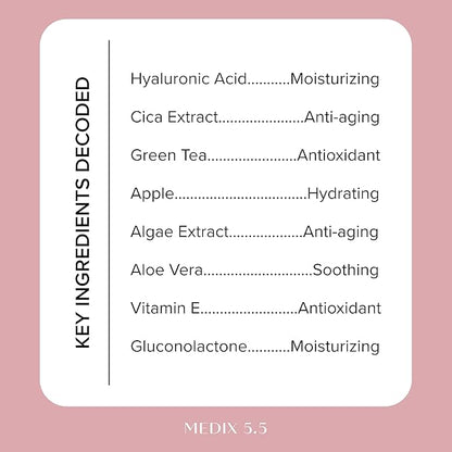 MEDIX 3% Concentrated Hyaluronic Acid Hydrating Gel Body Booster Dry Skin Moisturizer, Anti Aging Skin Care Booster For Restoring Skin Barrier, Wrinkles, & Fine Lines, 2-Pack