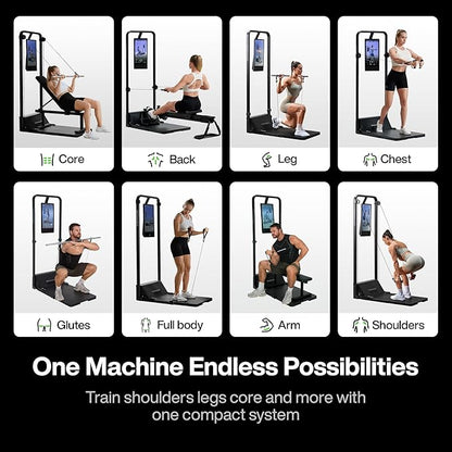 Speediance Home Gym, Smart AI-Powered Multi-Functional Smith Machine for Full Body Strength Training, All-in-one Gym Equipment, Digital Weight System, Workout Station, Squat Rack, Gym Monster 2