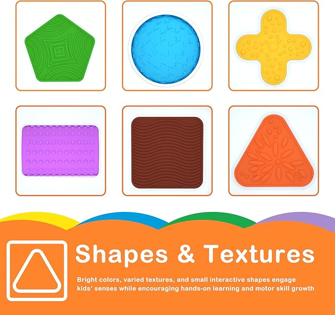 Fidget Sensory Toys for Kids & Adults – Sensory Textured Stress Relief Toys for Autism, ADHD, and Anxiety – Small Quiet Classroom Prizes & Calming Tools