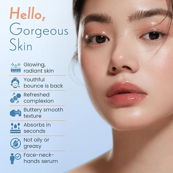 Tranexamic Acid Serum (10% Ultra-Pure), Niacinamide (4%), Copper Peptides - Patented Anti Aging Skincare Glow Cream with TXA for the Face, Neck and Even Hands - Lightweight, Fast Absorbing - 1 Fl Oz