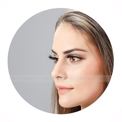 Lash Extension 0.03mm Thickness D Curl 13MM Length Fine Soft Light-Weight Volume Individual Eyelash For Easy Fan Eyelash Extensions, Flower Lashes, Self Fanning Eyelashes (13MM)