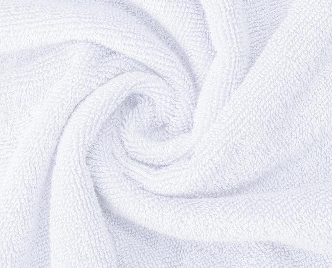 Oakias Premium 6 Piece Towel Set – 600 GSM – 2 Bath Towels, 2 Hand/Hair Towels, and 2 Washcloths – 100% Ring-Spun Cotton, Highly Absorbent & Super Soft – Towels for Bathroom, Hotels, Spa & Gym