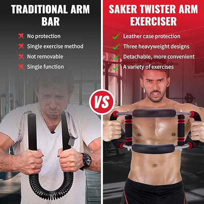 Twister Arm Trainer,Adjustable Chest Arm Workout Equipment,Chest Exerciser for Men,Arm Trainer for Men,Chest Clip Muscle Trainer,Portable Arm Exercise Equipment,Upper Body Workout Equipment