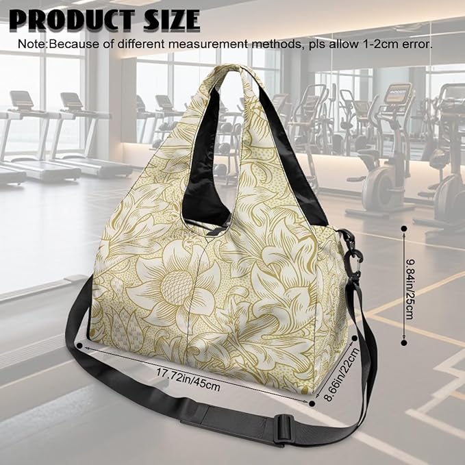 Yoga Mat Bag for Women Men Large Carryall Tote with Adjustable Shoulder Strap for Gym Yoga Travel Pilates Office