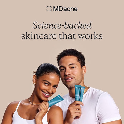 MDacne Pimple Patches for Acne Treatment, Hydrocolloid Patches - Absorbs Oil & Pus from Clogged Pores, Ultrathin & Transparent Blends with All Skin Tones, Safe for Sensitive Skin (36 Patches)