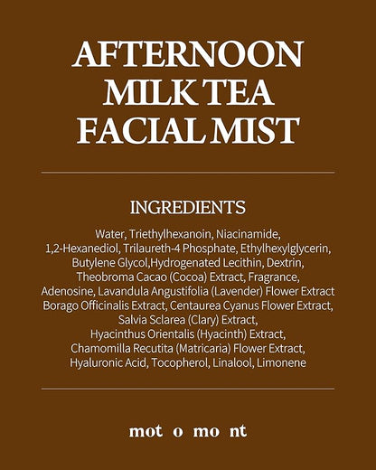 Milk Tea Dewy Skin Mist | Hydrating & Makeup Setting Spray | Dewy Finish - 2x Better Moisturizing Effect - Refreshing Korean Skincare 3.38 fl oz