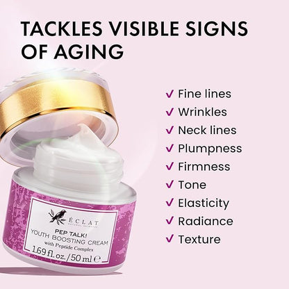 Collagen Anti Aging Face Cream with Patented Matrixyl-3000 & Argireline - 5x More Powerful w/ Pep-Boost Peptide Complex + 10 Antioxidants - Facial Wrinkle Day/Night Cream Face Moisturizer for Women