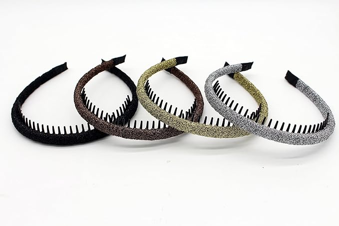 Women's Headbands,Hair Accessories For Women,Non Slip hair bands for women Suitable Yoga,Spa,Parties and Daily Use(pack of 4)