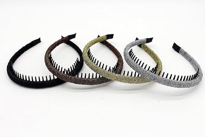 Women's Headbands,Hair Accessories For Women,Non Slip hair bands for women Suitable Yoga,Spa,Parties and Daily Use(pack of 4)