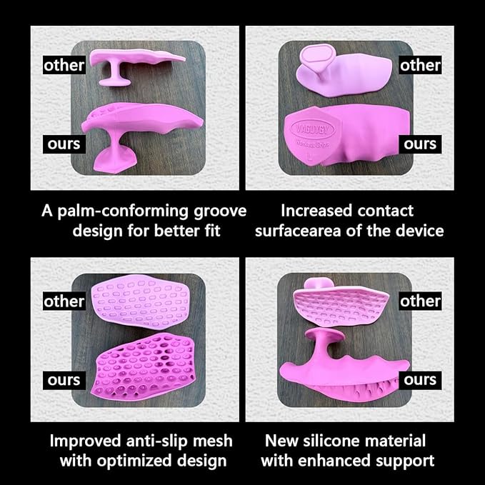 Workout Grips,Rubber Fingerless Gym Gloves, Pull Up Grips for Men Women Crosstraining Palm Grips Hand Protection，Suitable for Gym & Home Workouts, Improves Grip Strength