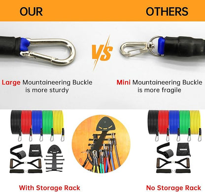 Resistance Band Storage Rack， Resistance Band Hanger Gym Organization for Home Gym Resistance Band Holder，Workout Band Rack ﻿