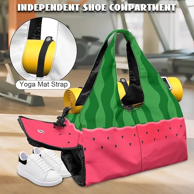 Yoga Mat Bag for Women Men Large Carryall Tote with Adjustable Shoulder Strap for Gym Yoga Travel Pilates Office
