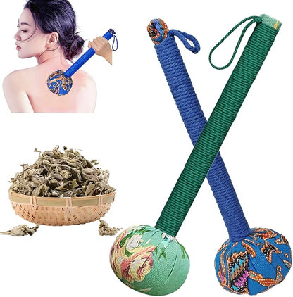 Manual Massage Tools,Manual Hammer Massager, Handheld Back Massager,2P Blue Green…
