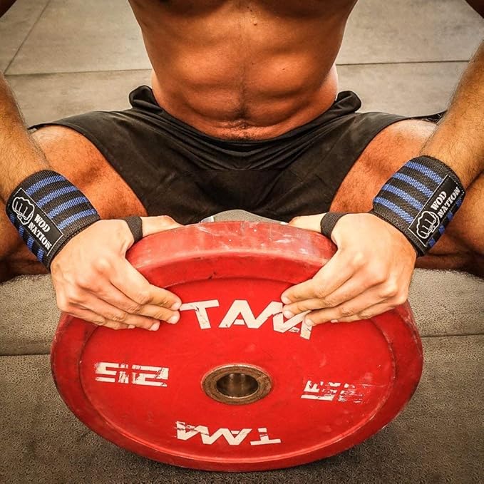 WOD Nation Wrist Wraps for Weightlifting & Strength Training – Professional Gym Straps w/Thumb Loop for Men & Women