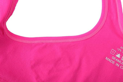 Women's Zipper Front Closure Sports Bra Racerback Yoga Bras
