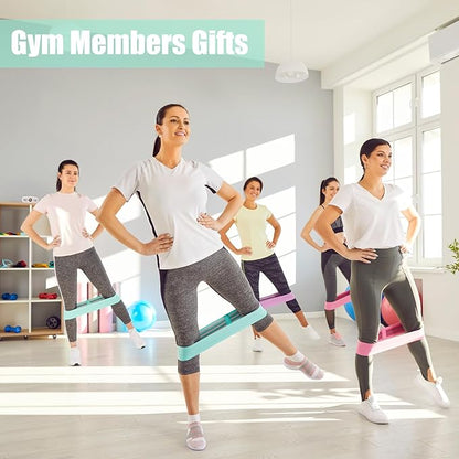 15 Pcs Non-Slip Fabric Resistance Bands for Women & Men - Booty Bands Set for Legs, Butt, Glute Workouts at Home Gym, Yoga, Pilates