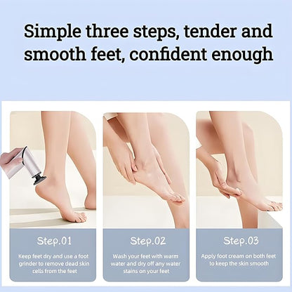Foldable Electric Foot Callus Remover, Foot Files, 9-Speed Foot Sander Pedicure Tools for Feet Dead Skin with Sandpaper Disk and Nail Drill Bits（Rose Gold）