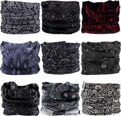 Headband Neck Gaiter Head Wrap Headwear Face Mask Magic Scarf Bandana for Men and Women