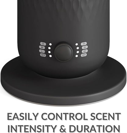 The AirScent Waterless Diffuser - Cold Air Scent Diffuser Oil Machine for Homes, Offices, Hotels and Spas - Fragrance Oil Aromatherapy Diffuser for Aesthetic Scenting - Color Black - Capacity 4.05 Oz