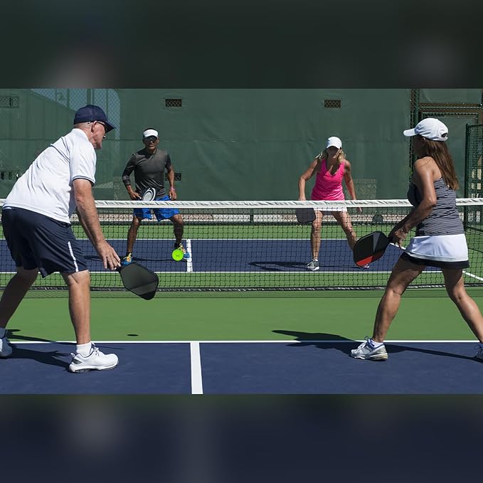 Pickleball Balls 40 Holes Premium Outdoor Pickleball Balls | 3, 6,12 Packs USAPA Approved Tournament and Competition Ball | Consistent Bounce, Suitable for All Competition Neon