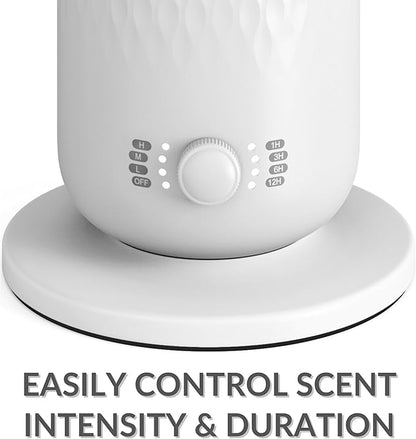 The AirScent Waterless Diffuser - Cold Air Scent Diffuser Oil Machine for Homes, Offices, Hotels and Spas - Fragrance Oil Aromatherapy Diffuser for Aesthetic Scenting - Color White - Capacity 4.05 Oz
