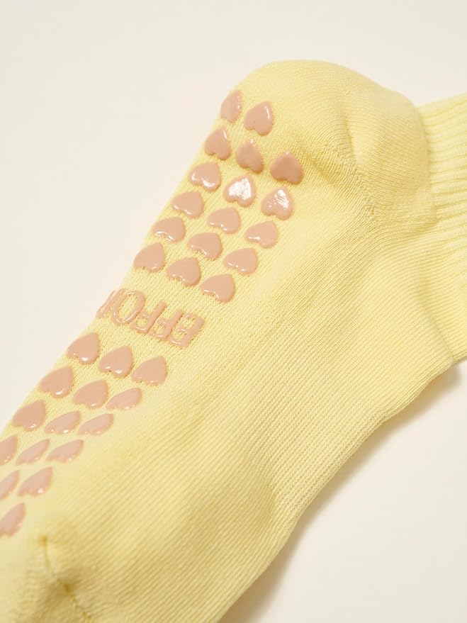 Crew Half Calf Grip Socks, Cutest Fruits Pilates Socks, Ruffle socks, Non-Slip, Barre Yoga Fitness