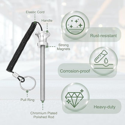 Weight Stack Pin, Weight Gym Pin Strength Training Equipment Replacement with Pull Rope for Commercial Home