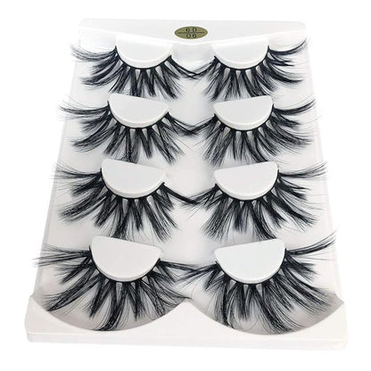Mikiwi Lashes, 25mm Faux Mink Lashes, 6D Faux Mink Lashes, Faux Mink Eyelashes, Dramatic Lashes, 25mm Faux 3D Mink Eyelashes (6D4-06)
