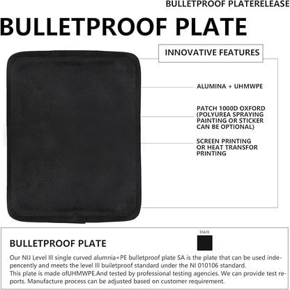 2pcs Nlj lllAWeighted Vest Side Plates - 8x6 Inches MINI Plates - 3.3LB/Pair - Premium Fitness & Training Equipment‌