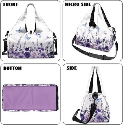 Yoga Mat Bag for Women Men Large Carryall Tote with Adjustable Shoulder Strap for Gym Yoga Travel Pilates Office