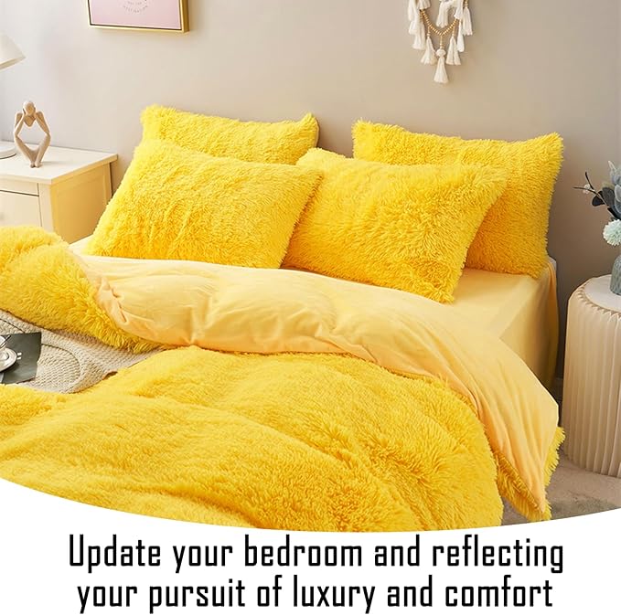MorroMorn Flower Pillow Shaped Throw Pillows, 20" Floor Pillow Butt Cushion - Fluffy Shaggy Daisy Floral Decorative Pillows for Bed Couch Sofa Chair Cute Plush Faux Fur Room Decor (Yellow)