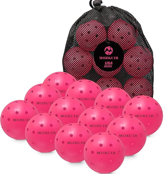 Pickleball Balls - USAPA Approved, 40 Holes Competition Pickle Balls for Tournament Play - High Visibility, Durable, Ideal for All Skill Levels