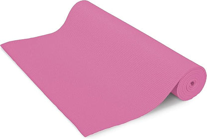 Bean Products Yoga Mat for Exercise - Non Slip Thick Comfortable Workout Floor Mat for Adults and Kids - Eco Friendly Foldable Yoga Mat for Yoga, Pilates, Gym and Stretching