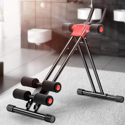 Ab Crunch Coaster,AB Workout Equipment,Multi-Functional Exercise Equipment for Home Gym,Height Adjustable Abs Workout,Full Body Fitness Machine Suitable for Beginner,from USA Fast Arrival