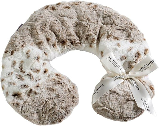Sonoma Lavender Luxury Lavender Heatable/Chillable Neck Pillow, Microwaveable for Neck and Shoulders with Removable Washable Covers, Great for Relaxation and Pain Relief (Arctic Circle)